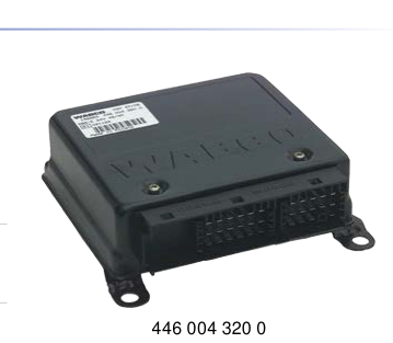 Электронный блок WABCO ABS с корпусом, креплениями и электрическими разъёмами